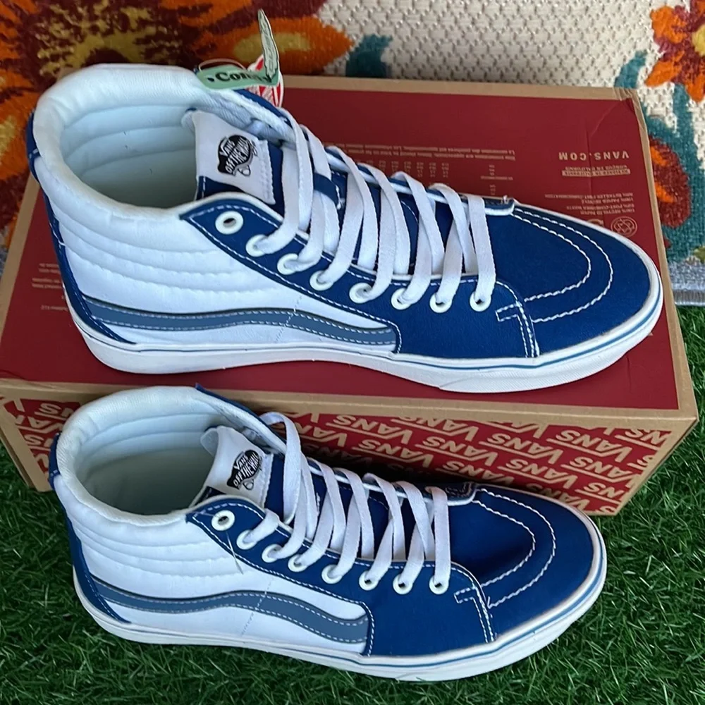 Vans Comfycush Sk8-Hi Tri-Tone True Blue/Moon Men’s sneakers - Picture 5 of 16